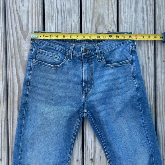 Signature By Levi Strauss‎ Men's Straight Flex Jeans W32xL32 Medium Wash Classic - Picture 6 of 13